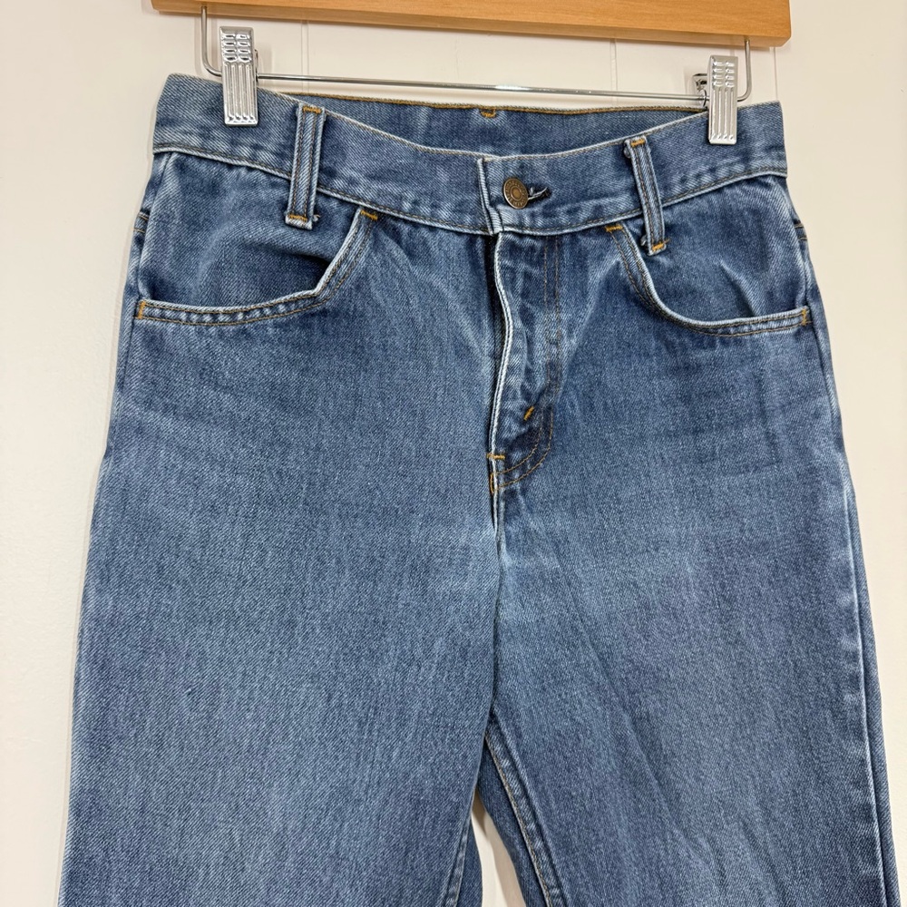 Levi’s Vintage Orange Tab Paper Tag Student Big Bell Flare Jeans - Picture 6 of 15